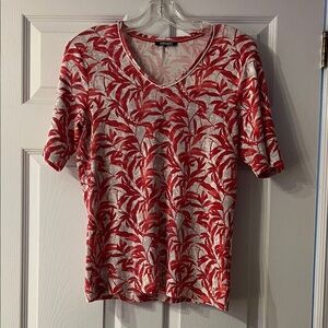 🌷spring pick🌷Olsen Vibrant Patterned Short Sleeve Top